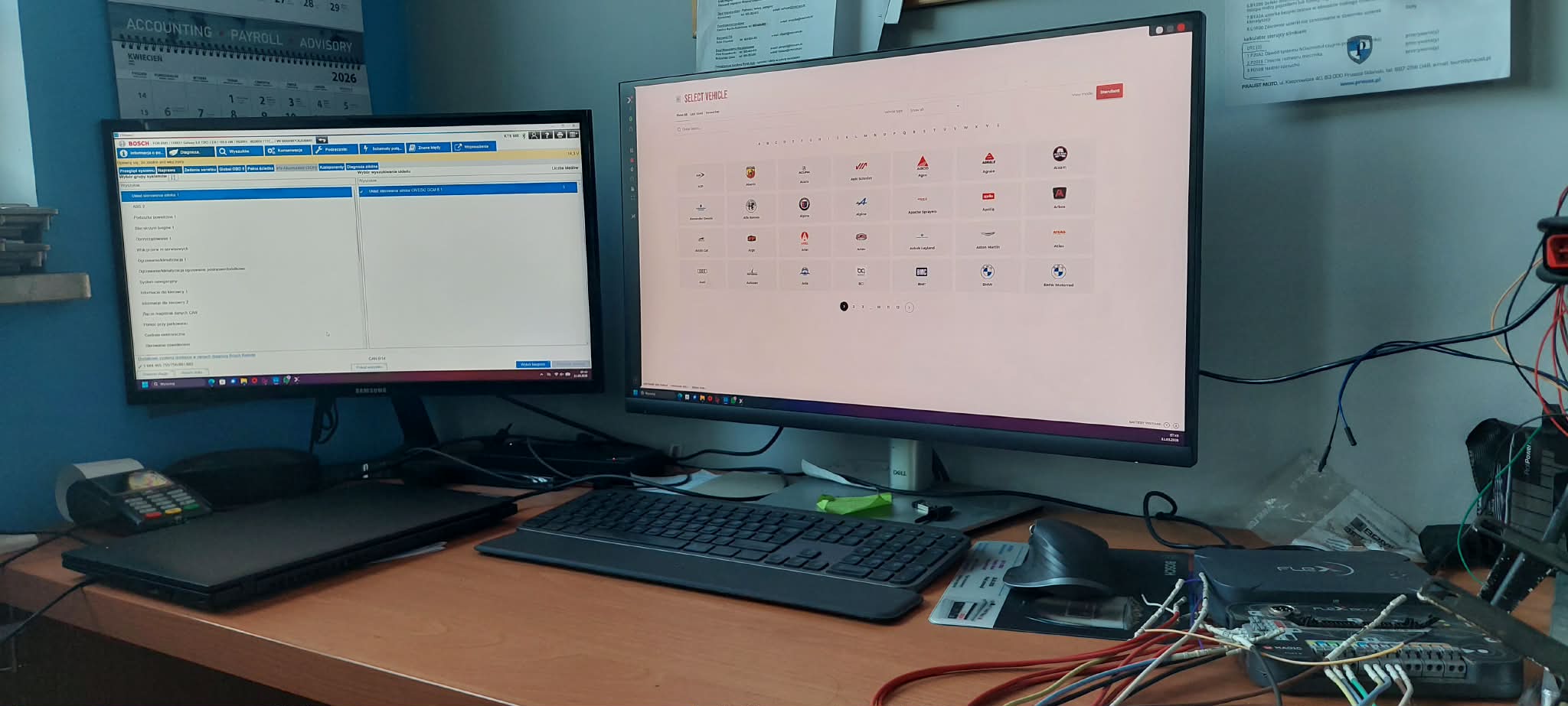 Diagnostyka komputerowa z katalogami części i schematami – serwis Praust Moto